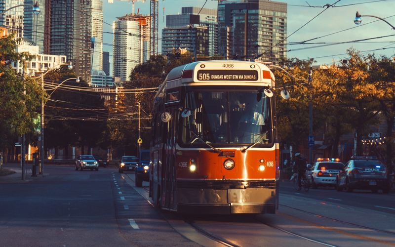 Tram in Toronto